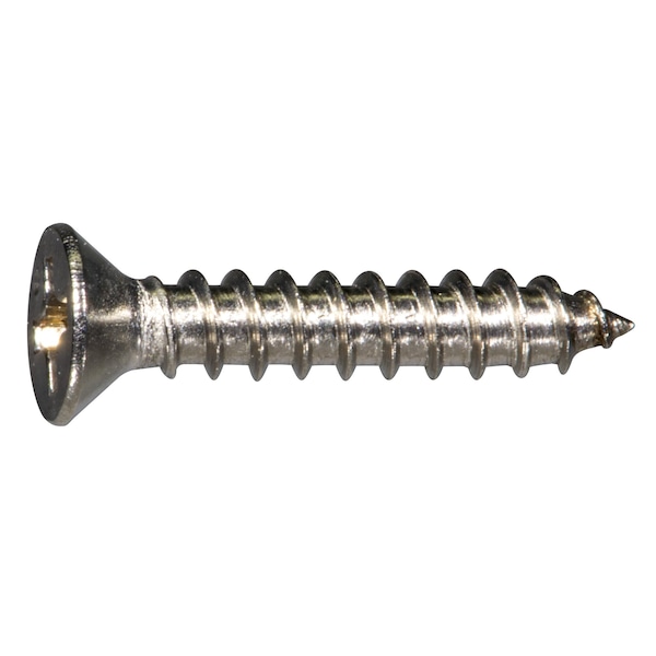 Midwest Fastener Sheet Metal Screw, #6 x 3/4 in, 316 Stainless Steel Flat Head Phillips Drive, 35 PK 932302 - main